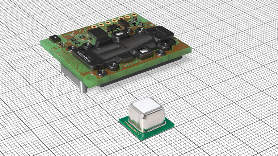 Image - Size comparison of SCD30 and SCD4x / Source: Sensirion AG